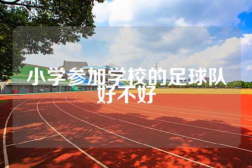 小学参加学校的足球队好不好