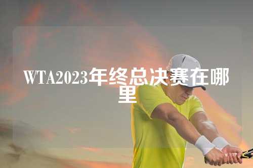 WTA2023年终总决赛在哪里