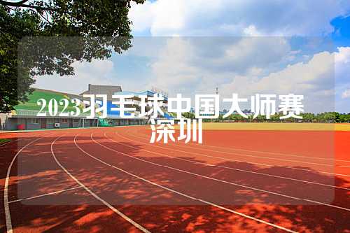 2023羽毛球中国大师赛 深圳