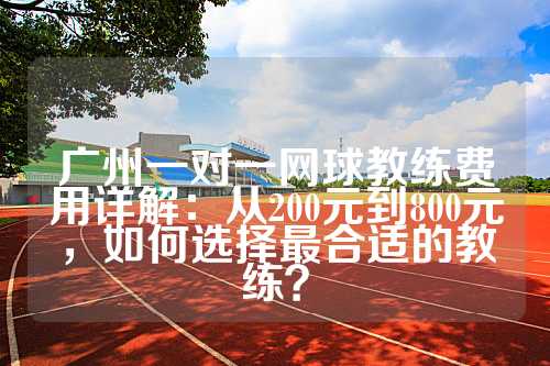 广州一对一网球教练费用详解：从200元到800元，如何选择最合适的教练？