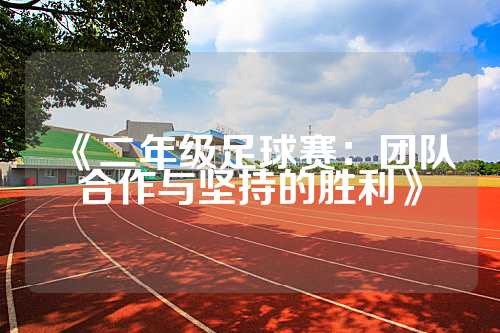 《二年级足球赛：团队合作与坚持的胜利》