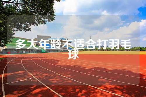 多大年龄不适合打羽毛球