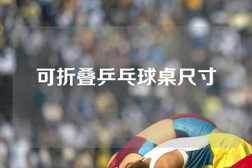 可折叠乒乓球桌尺寸