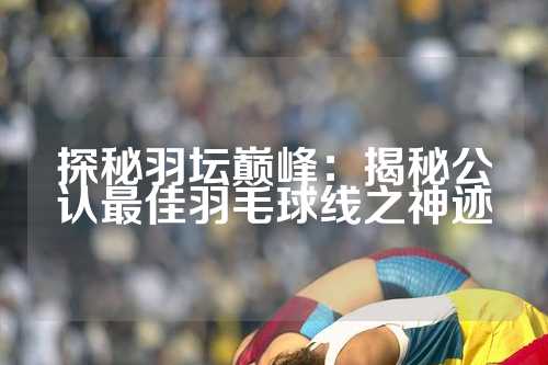 探秘羽坛巅峰：揭秘公认最佳羽毛球线之神迹